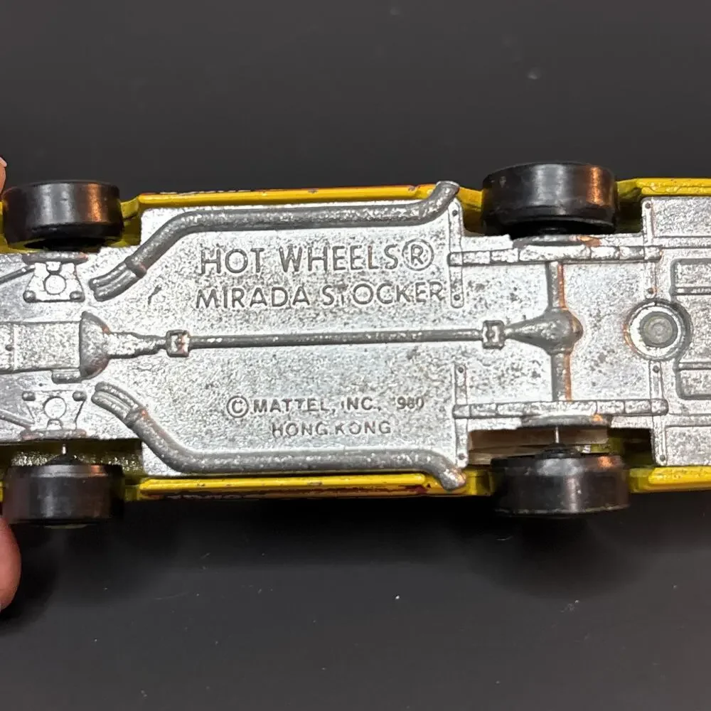 Hot Wheels 1980 MIRADA STOCKER Hong Kong Yellow Black Dodge 10 355 Vintage